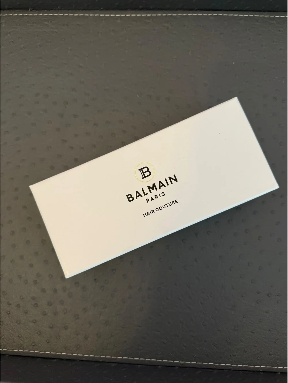 Balmain Limited Edition Pastel Pink Embossed Hair Barrette